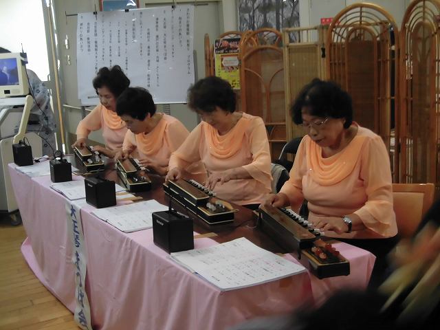 秋祭り③　～🎼まつば会 切なき音色 大正琴🎼～