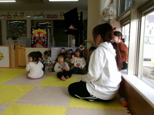 節分～豆まき大会➃（パンダルーム）