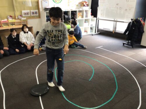 バランスウォーキングをしました✨