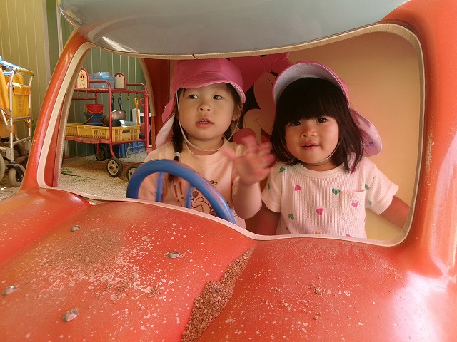 園庭開放参加！（パンダルーム）