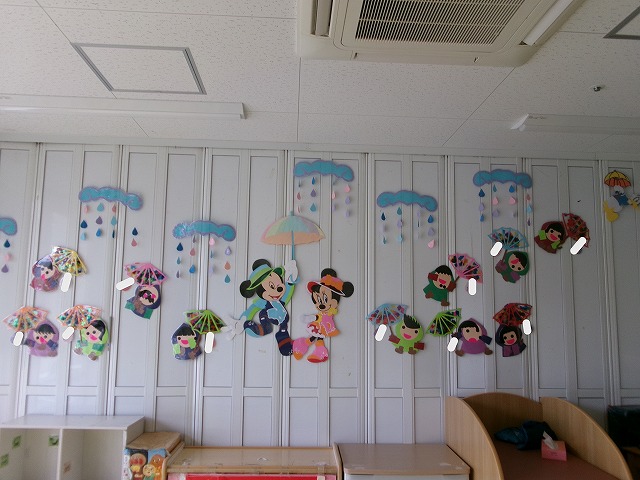 6月の壁面（パンダルーム）