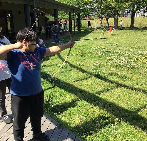 🚗✨おでかけレク🚗✨　平塚川添遺跡公園　～弓矢体験・公園遊び編～