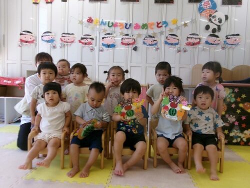 ７月の誕生日会Part3（パンダルーム）