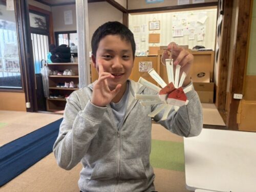 秋の味覚を作ろう（工作タイム）