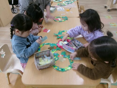 クリスマス制作２回目（パンダルーム）