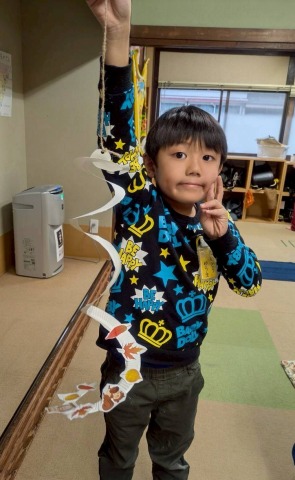 落ち葉モビール