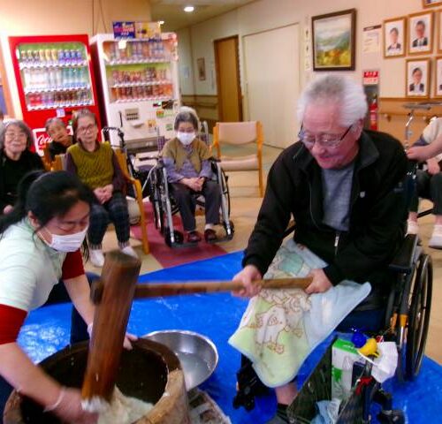 餅【プロフ確認】　0919 餅つき会パート② ｜ NH神埼Ⅰ