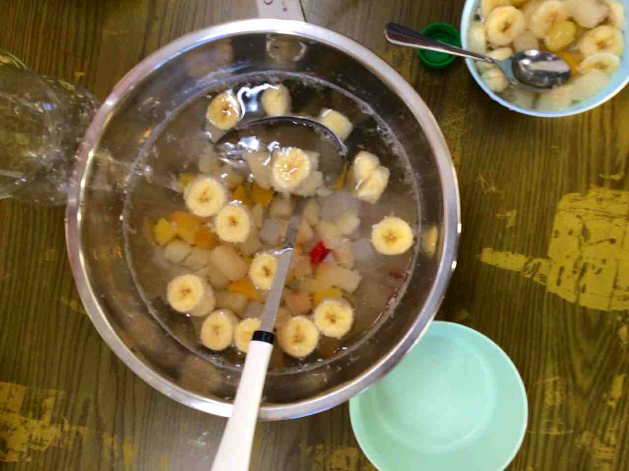 フルーツポンチ作り