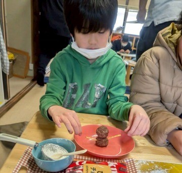 雪だるまスイーツ作り⛄